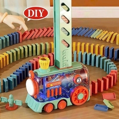Đồ Chơi Tàu Hỏa Xếp Domino Tự Động Cho Bé 3+