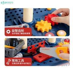 Đồ Chơi Lắp Ráp Ốc Vít Trẻ Em, Hộp Dụng Cụ Sửa Chữa Kĩ Sư Di Động