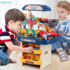 Đồ Chơi Lắp Ráp Ốc Vít Trẻ Em, Hộp Dụng Cụ Sửa Chữa Kĩ Sư Di Động