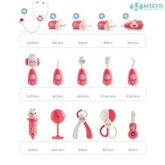 Bộ Đồ Chơi Bác Sĩ 48 Chi Tiết Có Ống Nghe, Tiêm Mô Phỏng Cho Bé