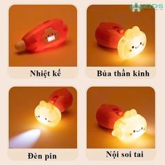 Bộ Đồ Chơi Bác Sĩ 48 Chi Tiết Có Ống Nghe, Tiêm Mô Phỏng Cho Bé