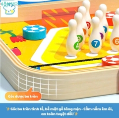 Bàn Cờ Gỗ 5in1 Cho Bé