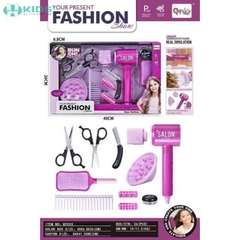 Bộ Trang Điểm Làm Tóc Chạy Pin Hair Salon Cho Bé