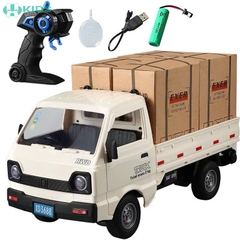 Xe Tải Chở Hàng Điều Khiển Từ Xa 2.4GHz Có Đèn Âm Thanh, Pin Sạc USB Tỷ Lệ 1:16