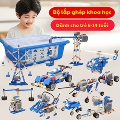 Bộ Lắp Ghép Khoa Học STEAM Cho Bé – Lắp Ráp Mô Hình Cơ Khí
