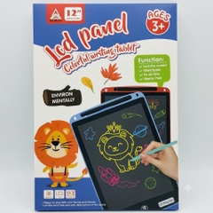 Bảng Viết Vẽ LCD Đa Sắc 12 Inch Cho Bé – Kèm Bút Và Nút Xó
