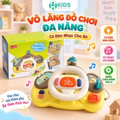 Vô Lăng Đồ Chơi Đa Năng Có Đèn Nhạc Cho Bé, Vô Lăng Bận Rộn