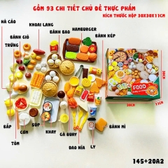 Bộ Đồ Chơi Đồ Ăn Dimsum 88 Chi Tiết Cho Bé