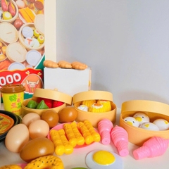 Bộ Đồ Chơi Đồ Ăn Dimsum 88 Chi Tiết Cho Bé