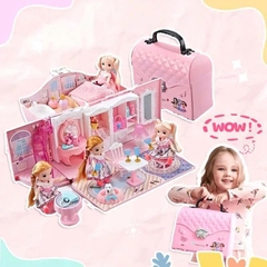 Túi Xách Búp Bê Biến Hình Phòng Ngủ Cho Bé – Mã 6688-1BB