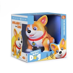 Chó Robot Corgi Đồ Chơi Thông Minh Có Đèn Nhạc Cho Bé – Mã 333-9