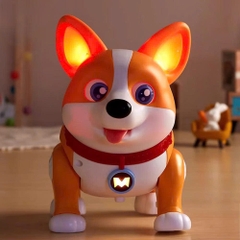 Chó Robot Corgi Đồ Chơi Thông Minh Có Đèn Nhạc Cho Bé – Mã 333-9