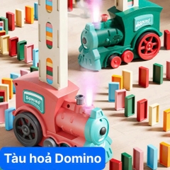 Tàu Xếp Domino Tự Động 48 Chi Tiết Cho Bé – Mã X007-1