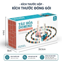Tàu Xếp Domino Tự Động 48 Chi Tiết Cho Bé – Mã X007-1