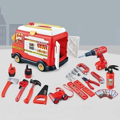 Xe Cứu Hỏa Đồ Chơi 33 Chi Tiết Kèm Bộ Dụng Cụ Sửa Chữa – Mã H356A