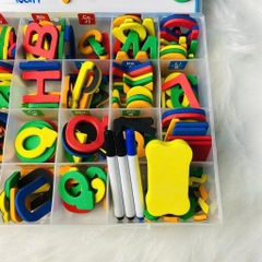 Bảng Nam Châm Chữ Số & Chữ Cái Song Ngữ Anh Việt 3IN1 - 309 Chi Tiết - Giúp Bé Học Tiếng Việt, Tiếng Anh và Toán
