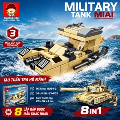 Bộ Lắp Ráp Quân Sự 8 Trong 1 11054B Cho Bé