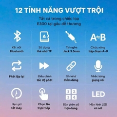 Loa Học Tiếng Anh Rolton E300 Cho Bé – Loa Tắm Ngôn Ngữ, Tặng Thẻ Nhớ 8GB