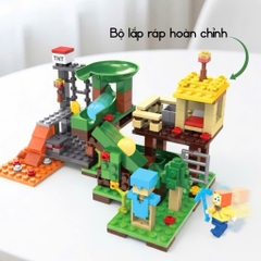 Bộ Lắp Ghép Thế Giới Khối Vuông 410 Chi Tiết
