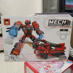 Bộ Lắp Ghép Xe Cẩu Biến Hình Robot 2in1