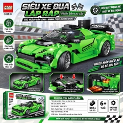 Bộ Xếp Hình Siêu Xe Thể Thao 398 Chi Tiết – Mã 898