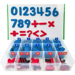 Bảng Chữ Số 104PCS Nam Châm, Lắp Ghép Có Từ Tính Cho Bé, Tặng Kèm Bảng Từ + Bút Viết Và Mút Xóa