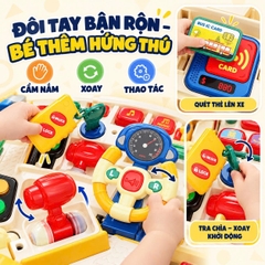 Xe Bus Biến Hình Đa Năng Cho Bé HT9940-1 – Đồ Chơi Lái Xe Mô Phỏng Âm Thanh Ánh Sáng
