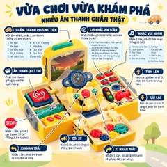 Xe Bus Biến Hình Đa Năng Cho Bé HT9940-1 – Đồ Chơi Lái Xe Mô Phỏng Âm Thanh Ánh Sáng