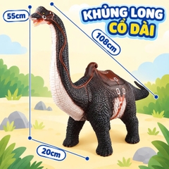 Mô Hình Khủng Long Trẻ Em Cỡ Siêu Lớn Có Yên Ngồi, Âm Thanh – 2 Mẫu