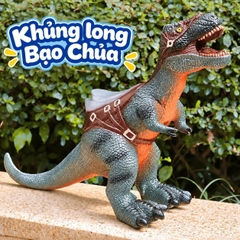 Mô Hình Khủng Long Trẻ Em Cỡ Siêu Lớn Có Yên Ngồi, Âm Thanh – 2 Mẫu