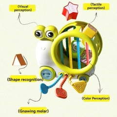 Đồ Chơi Ốc Sên Kéo Dây Thả Hình Khối Đa Năng Cho Bé
