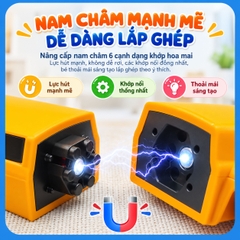 Bộ Đồ Chơi Xe Công Trình Lắp Ghép Biến Hình Robot 6in1 26 Chi Tiết