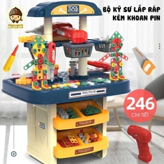 Bộ Đồ Chơi Kỹ Sư Đa Năng 246 Chi Tiết Cho Bé