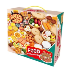 Bộ Đồ Chơi Đồ Ăn Dimsum 88 Chi Tiết Cho Bé