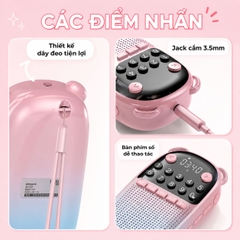 Loa Học Tiếng Anh Rolton E300 Hình Gấu Dễ Thương CHO BÉ