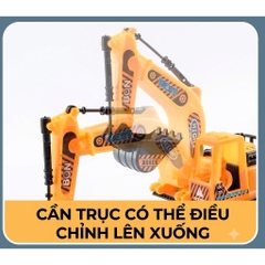 Bộ 6 Xe Công Trình Mô Hình Cỡ Lớn Cho Bé