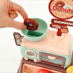 Bộ Đồ Chơi Cửa Hàng Bánh Donut 34 Chi Tiết Có Đèn Nhạc Cho Bé – Mã 777-8