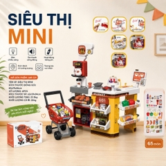 QUẦY SIÊU THỊ MINI 48 CHI TIẾT, 65 CHI TIẾT – BÉ CHƠI CẢ NGÀY KHÔNG CHÁN 😍