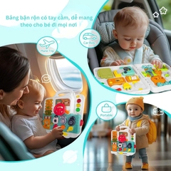 VALI BẬN RỘN MONTESSORI 6IN1 – BÉ CHƠI MÊ SAY, MẸ NHÀN TÊN HẲN!