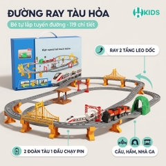 Đường Ray Tàu Hỏa 119 Chi Tiết 2929-57 - Mô Hình Tàu Cho Bé