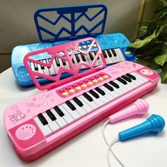 Đàn Organ Cho Bé 32 Phím Kèm Mic 3206 Màu Xanh - Đồ Chơi XKIDS