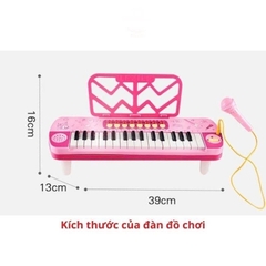 Đàn Organ Cho Bé 32 Phím Kèm Mic 3206 Màu Xanh - Đồ Chơi XKIDS