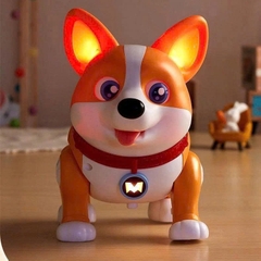 Chó Robot Corgi Đồ Chơi Thông Minh Có Đèn Nhạc Cho Bé – Mã 333-9