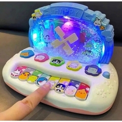 Đàn Piano Đồ Chơi Cho Bé Có Nhạc, Đèn LED Và Cối Xay Gió XKIDS