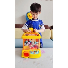 Máy gắp thú bông kích thước lớn bản 2 cần kèm xu đếm thời gian, có nhạc có đèn trẻ em