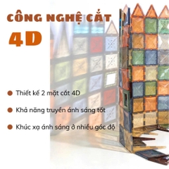 Bộ Lắp Ghép Nam Châm Thiên Nhiên 100 Chi Tiết
