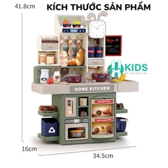 Bộ Đồ Chơi Nhà Bếp Cỡ Lớn Cho Bé – Tủ Lạnh, Lò Nướng, Bồn Rửa Và Nhiều Phụ Kiện