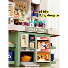 Bộ Đồ Chơi Nhà Bếp Cỡ Lớn Cho Bé – Tủ Lạnh, Lò Nướng, Bồn Rửa Và Nhiều Phụ Kiện