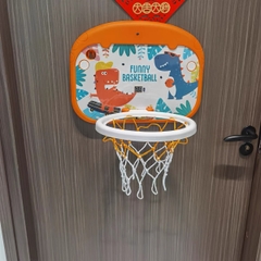Đồ chơi bóng rổ tính điểm gắn tường 2in1 kết hợp ném vòng giúp phát triển tăng chiều cao, tăng khả năng vận động cho bé