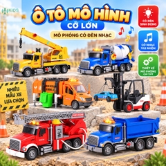 Ô Tô Đồ Chơi Mô Phỏng Cỡ Lớn Có Đèn Nhạc Cho Bé – Nhiều Mẫu Xe